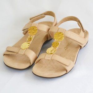 Vionic Farra Beige Lizard Print Sandals